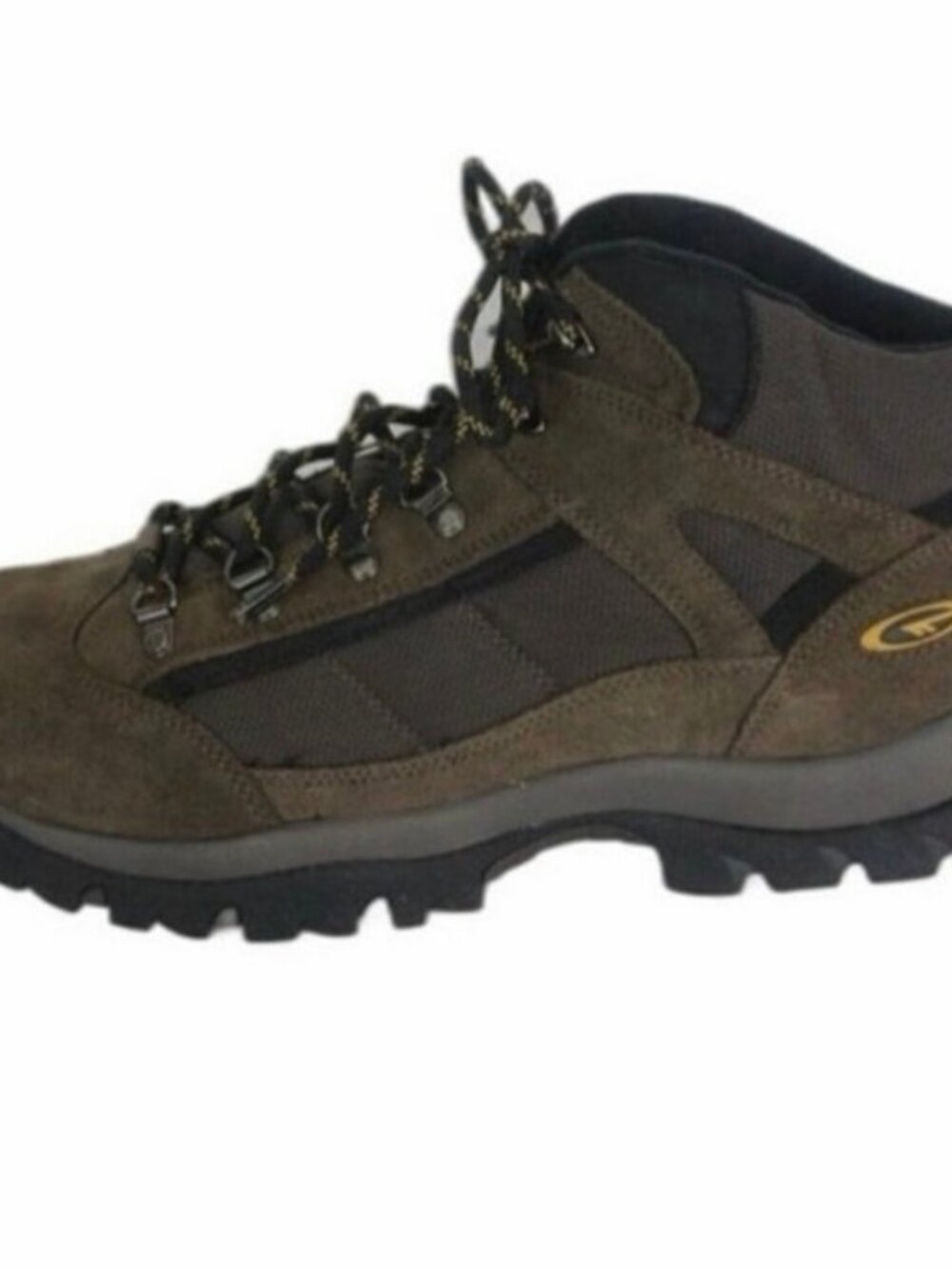 Hi-Tec Mens 7 Brown Hiking Boots Trail Outdoor Suede Mid Ankle